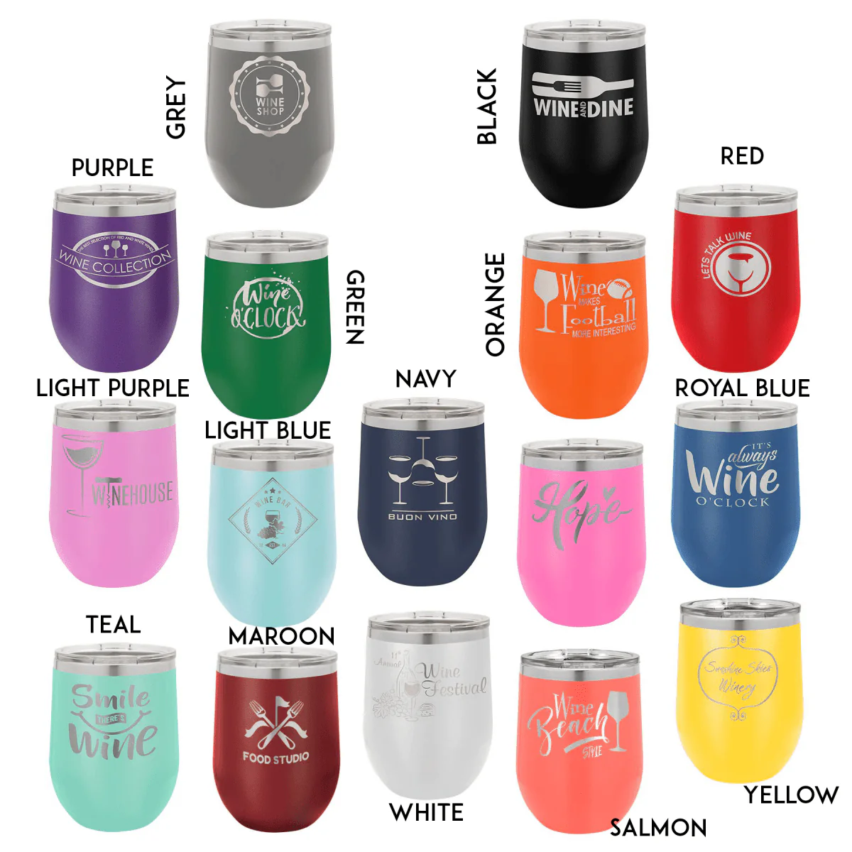 I Belong With You Wine Tumbler - Image 3
