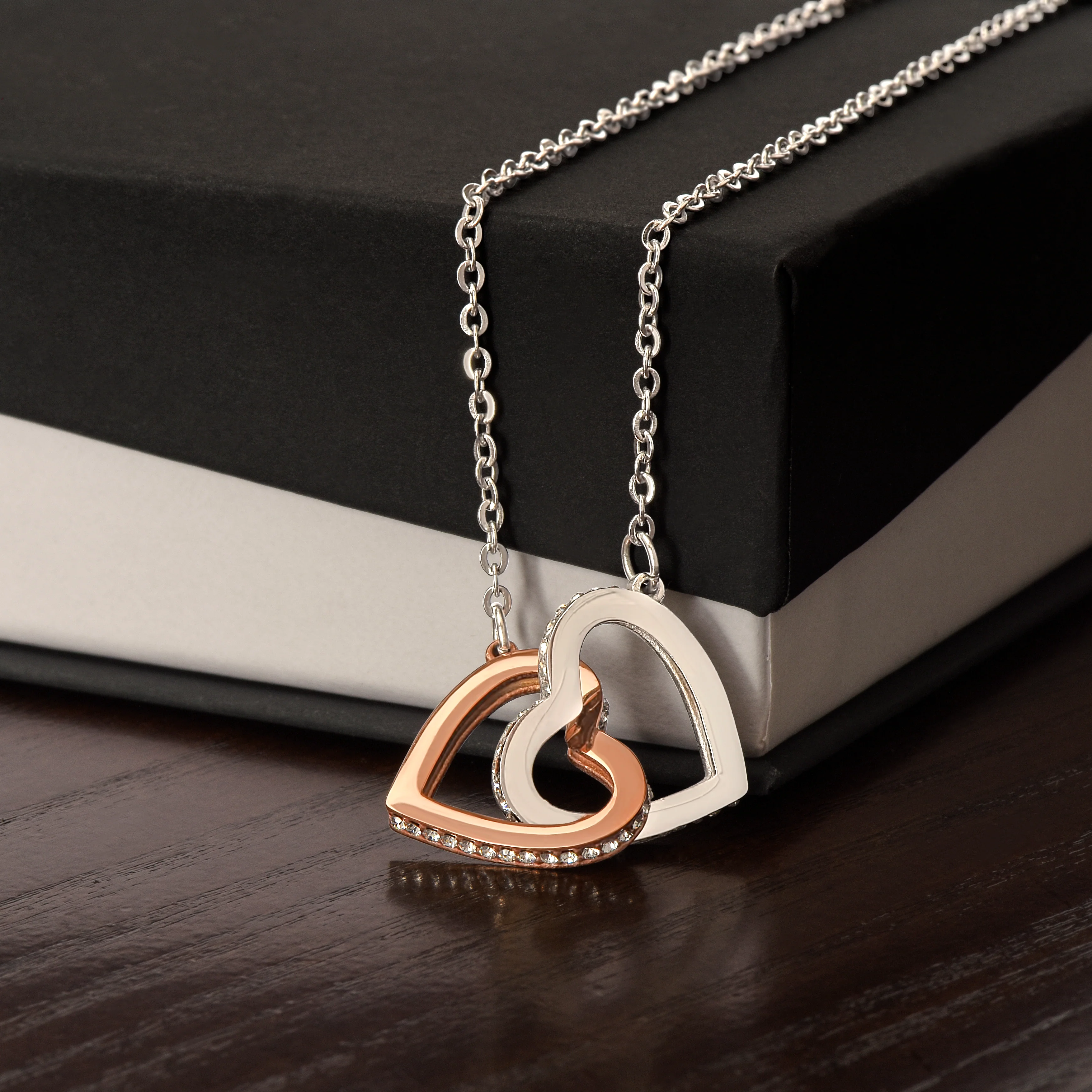 Mom's Love Double Heart Necklace - Image 7