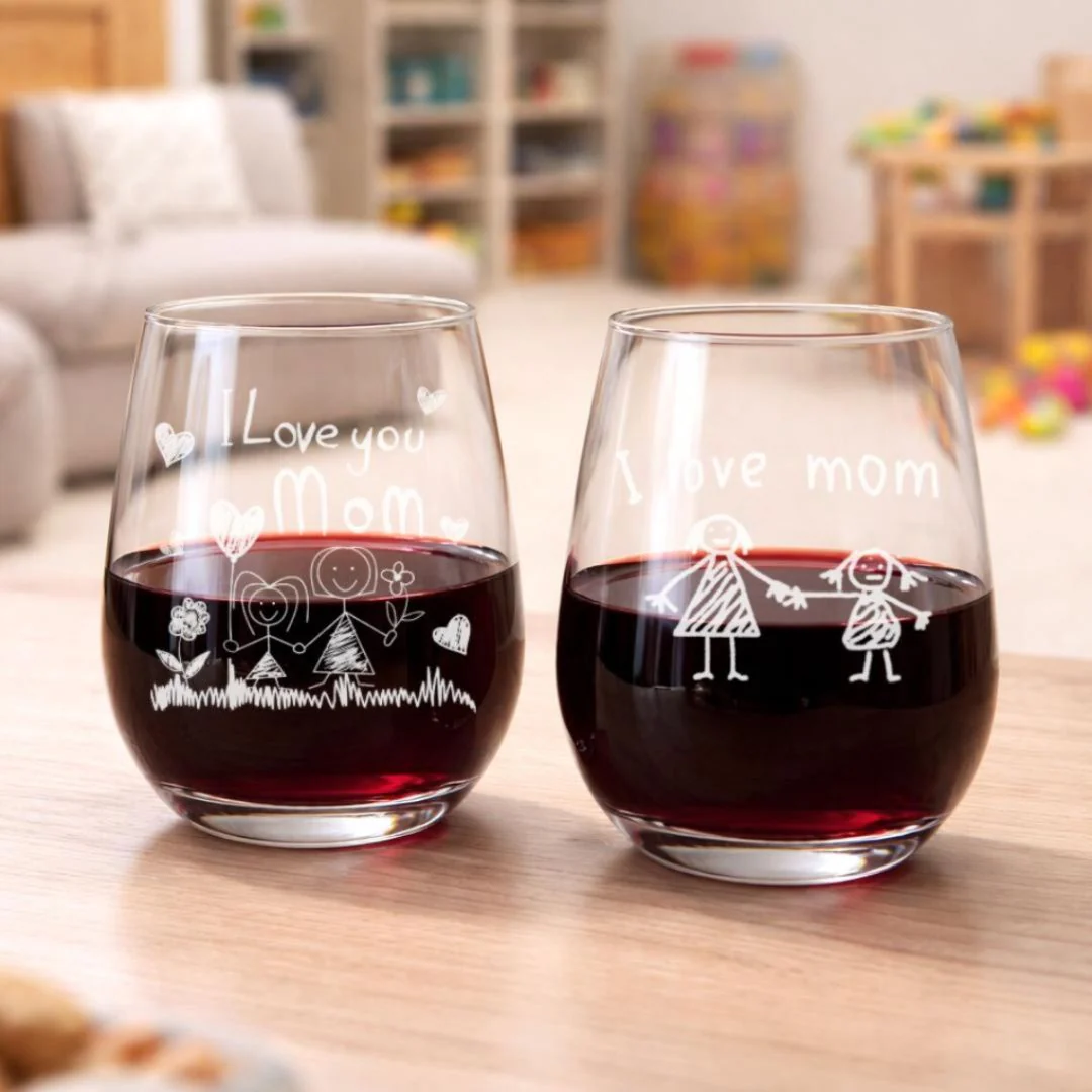 Kids Drawing Engraved Glass - Image 13