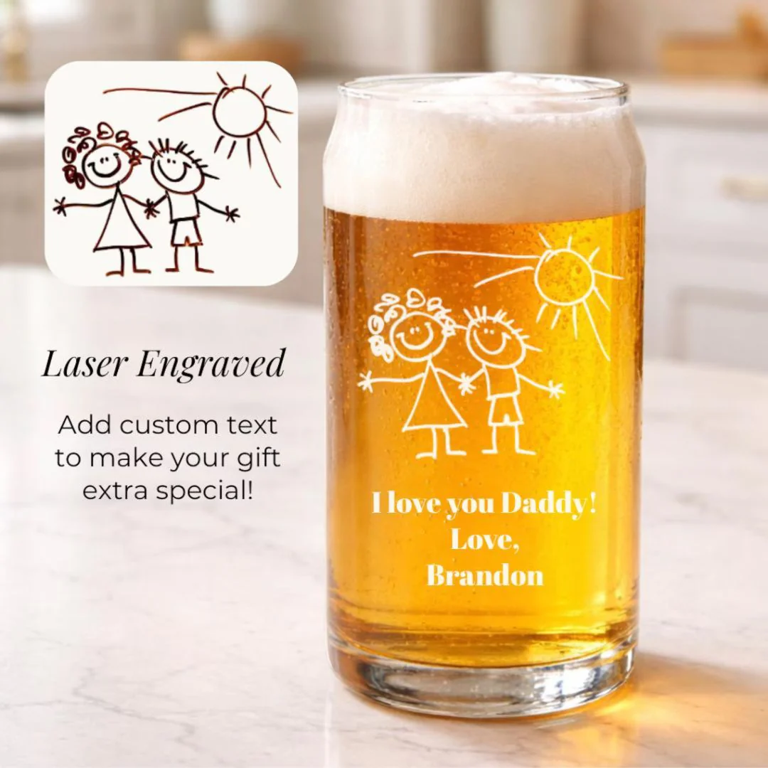Kids Drawing Engraved Glass - Image 3