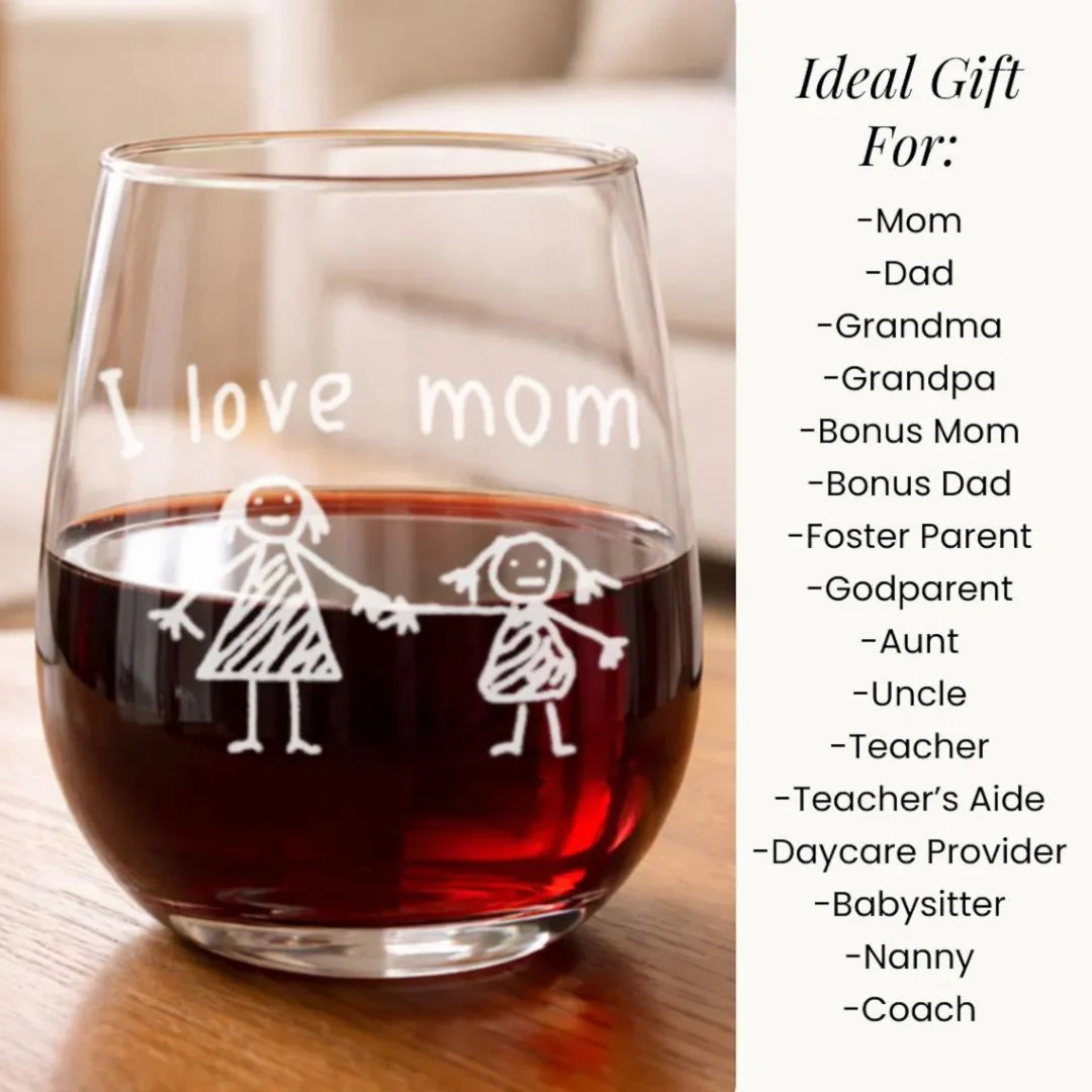 Kids Drawing Engraved Glass - Image 6