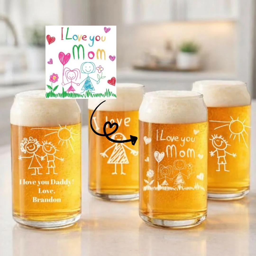 Kids Drawing Engraved Glass - Image 7