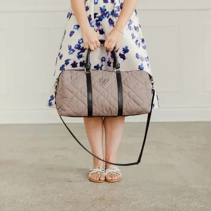 Quilted Wanderlust Weekender Bag