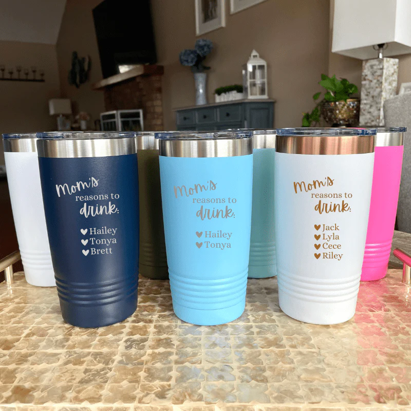 Mom's Reasons To Drink Tumbler - Image 3