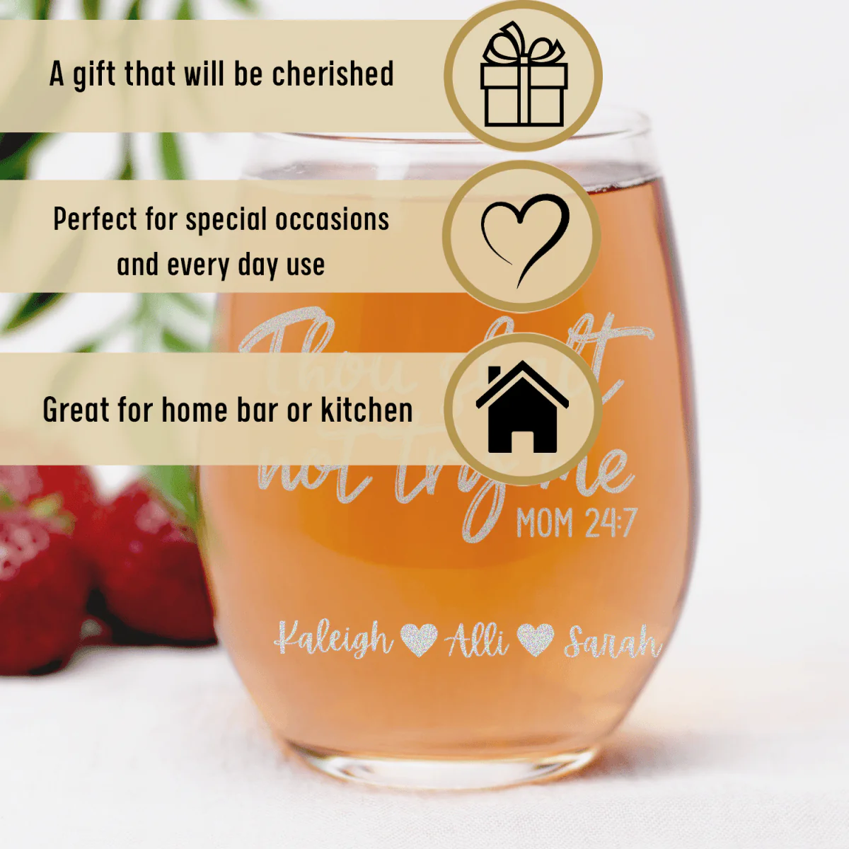Moms Revelations Stemless Wine Glass - Image 3