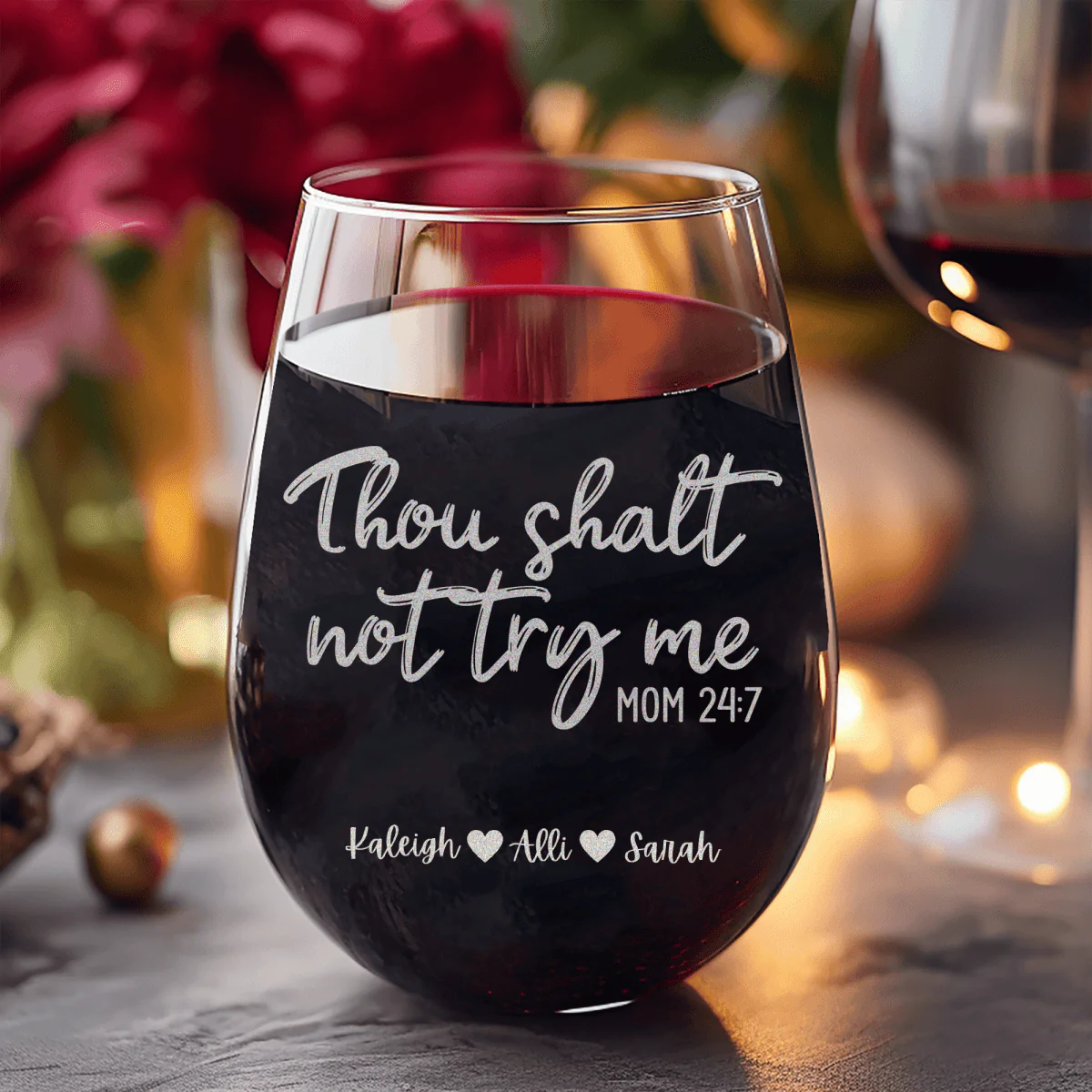 Moms Revelations Stemless Wine Glass - Image 8