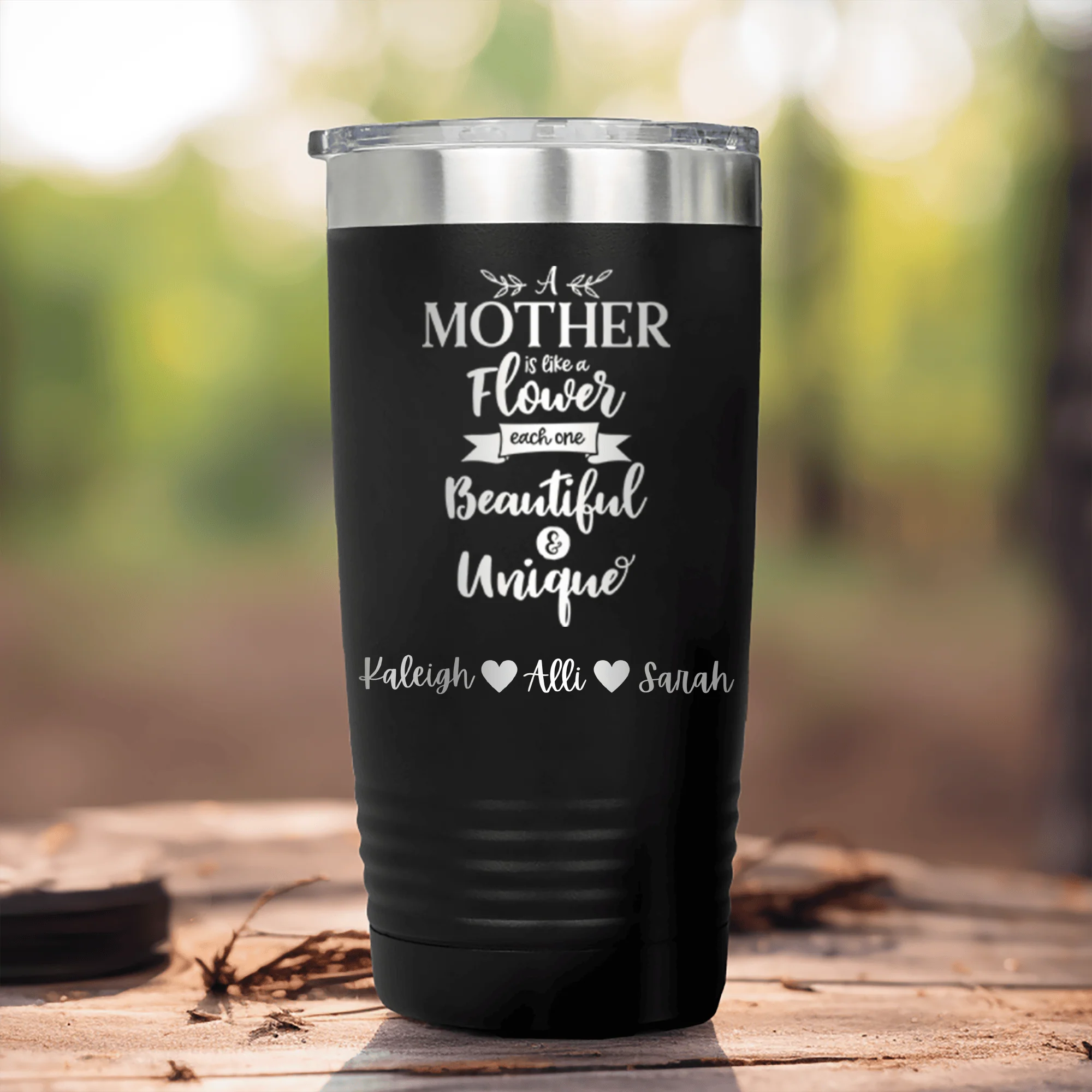 Mothers Are Like Flowers Tumbler - Image 4