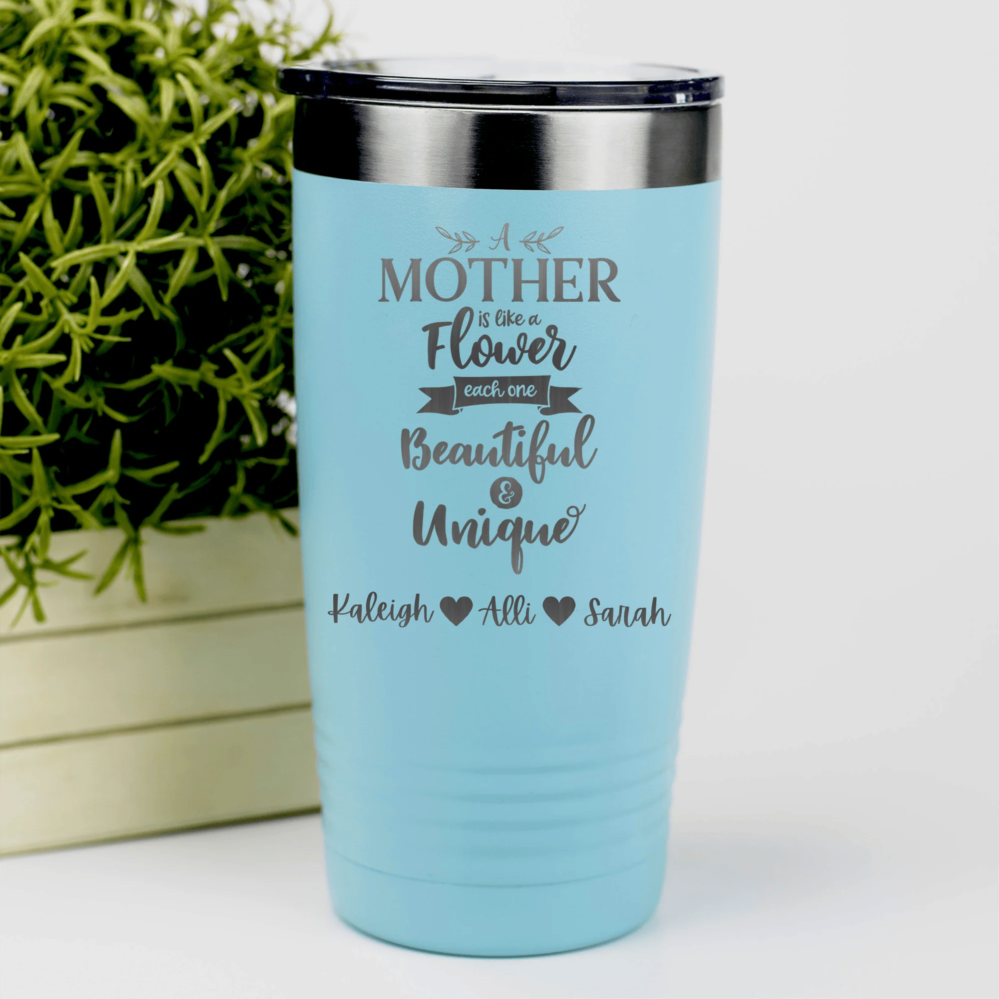 Mothers Are Like Flowers Tumbler - Image 5