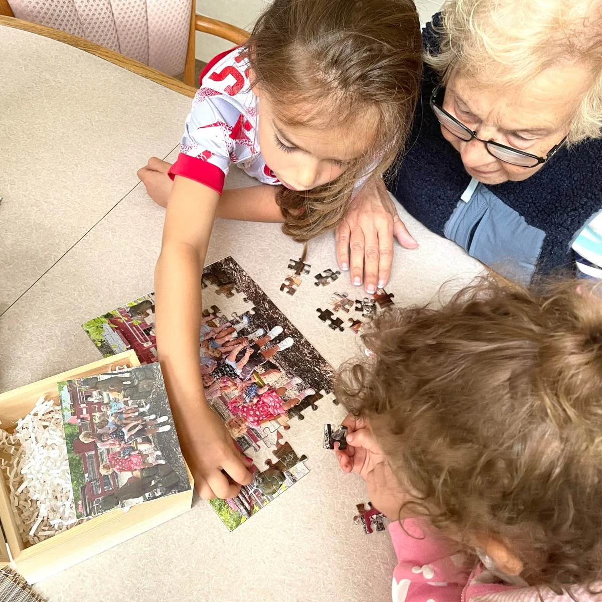Personalized Photo Puzzle with Engraved Gift Box - Image 7