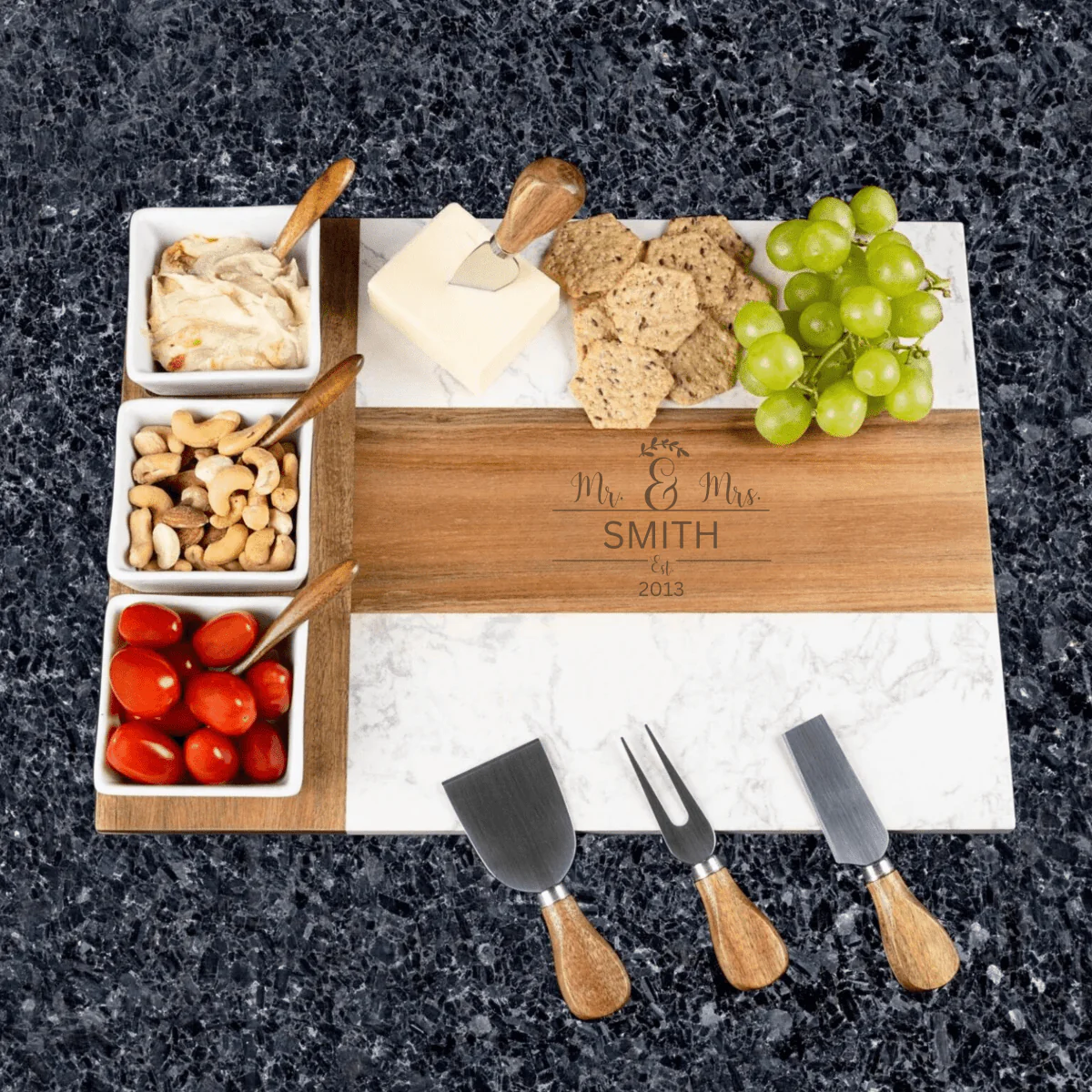 Mr & Mrs Charcuterie Board - Image 2