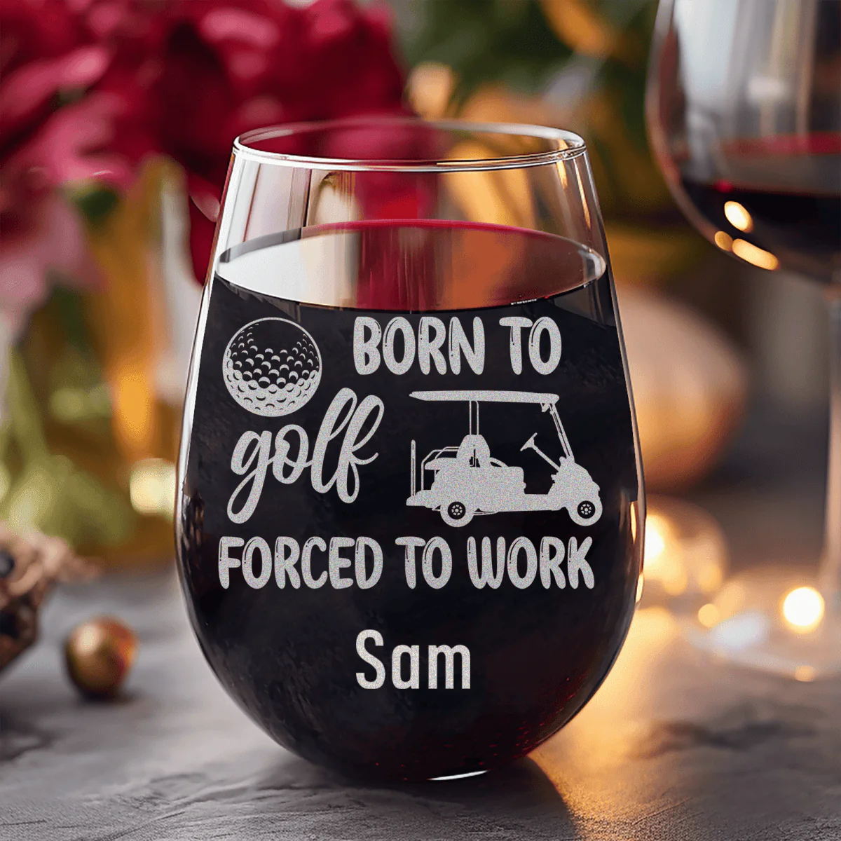 Never Meant To Work Stemless Wine Glass - Image 8