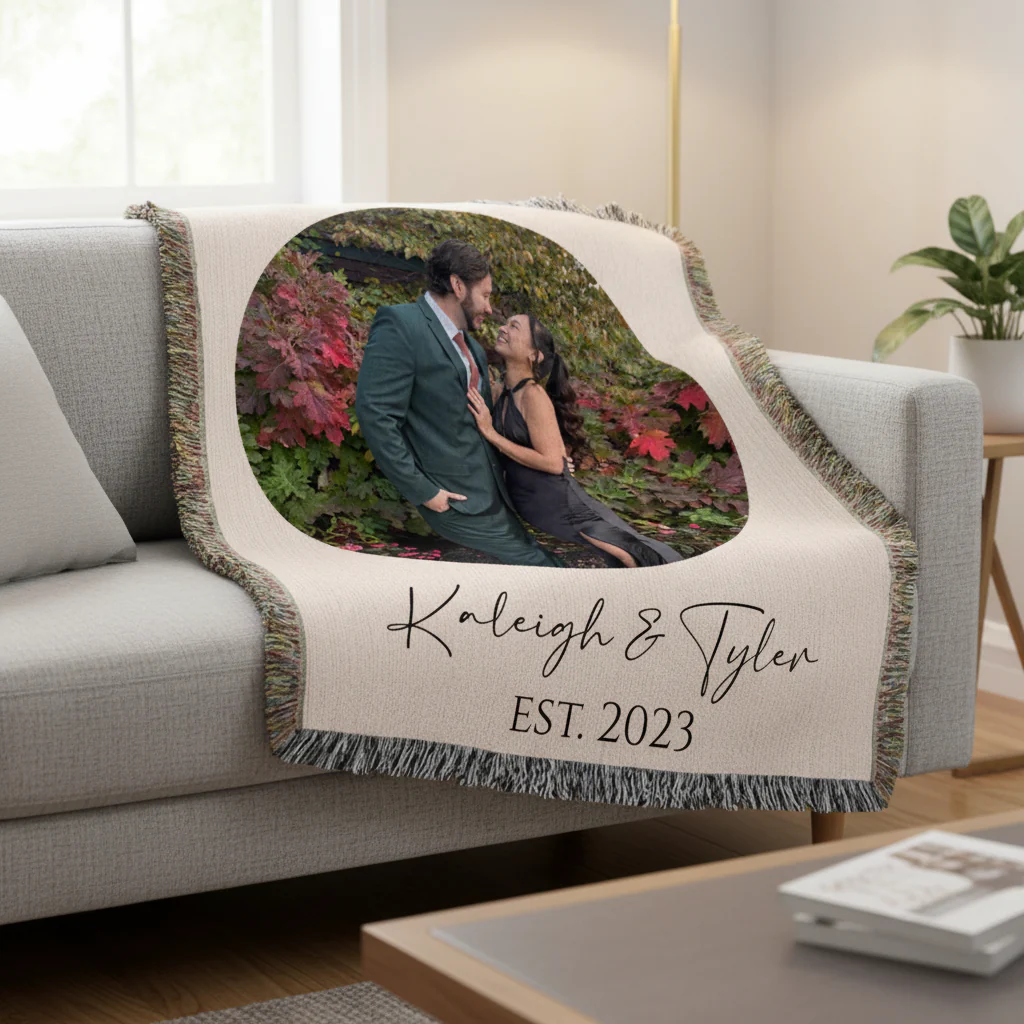 Wrapped in Love Photo Blanket - Image 6