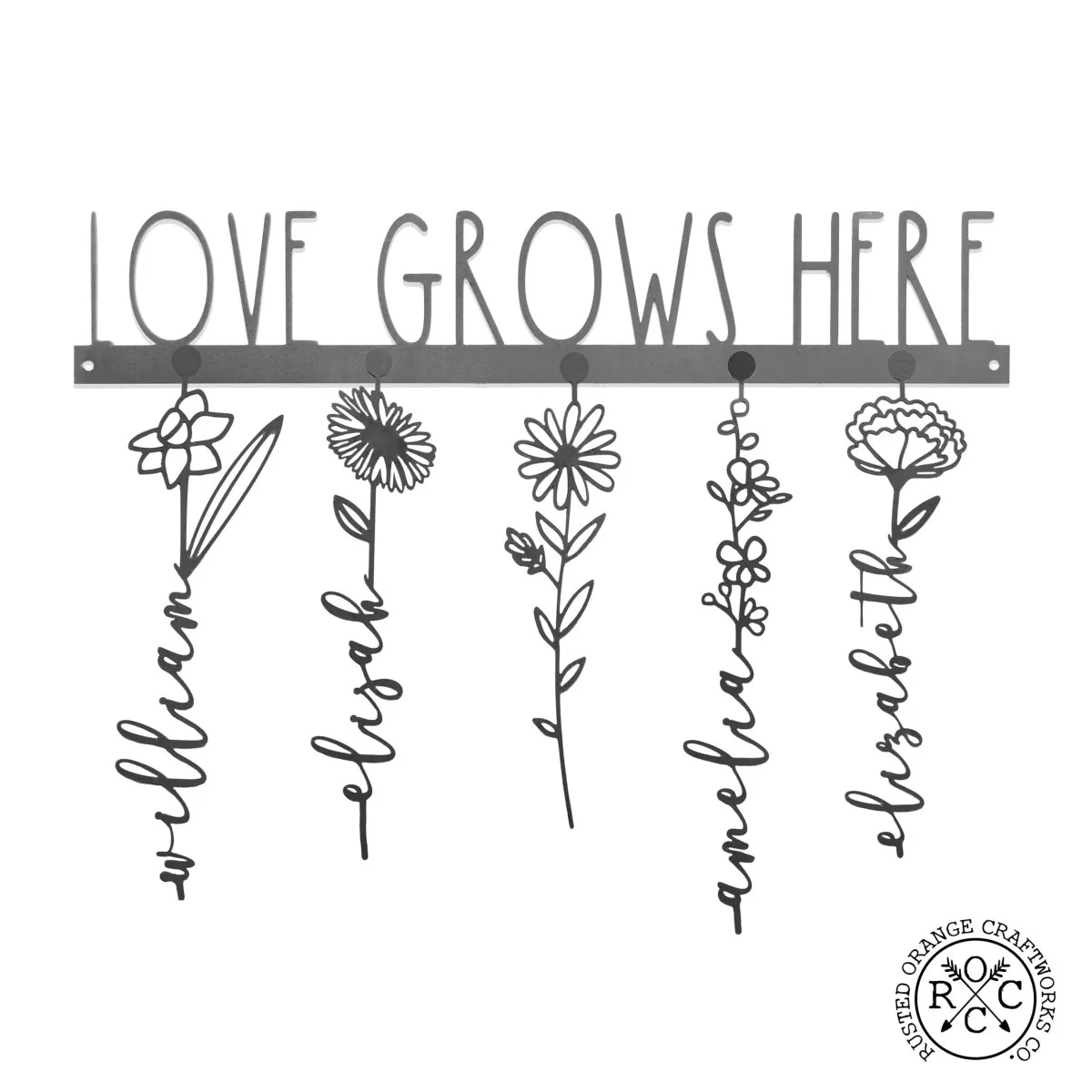 Our Family Garden Metal Sign - Image 10