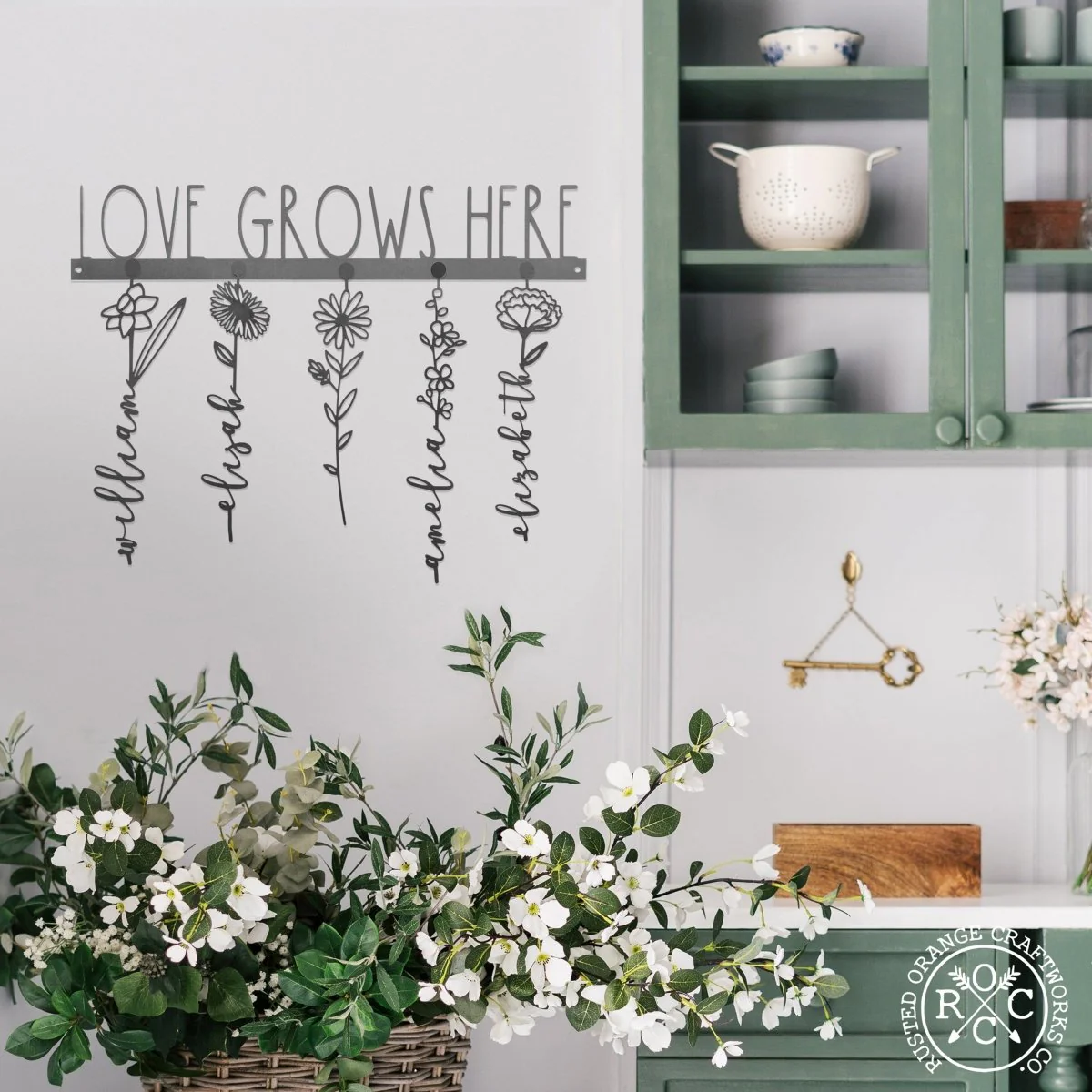 Our Family Garden Metal Sign - Image 4