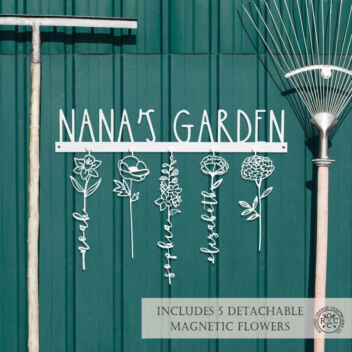 Our Family Garden Metal Sign - Image 5