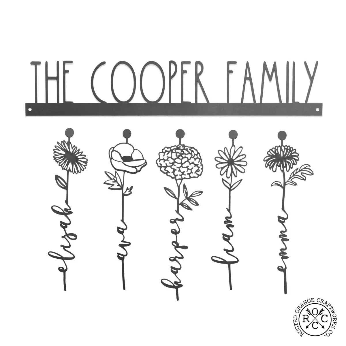 Our Family Garden Metal Sign - Image 8