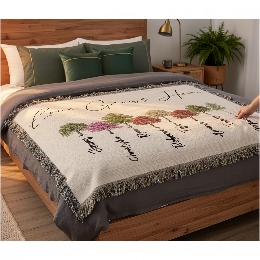 Our Family Trees Blanket - Image 4