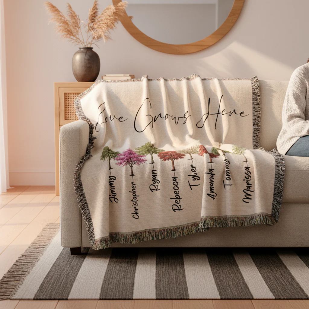 Our Family Trees Blanket - Image 5