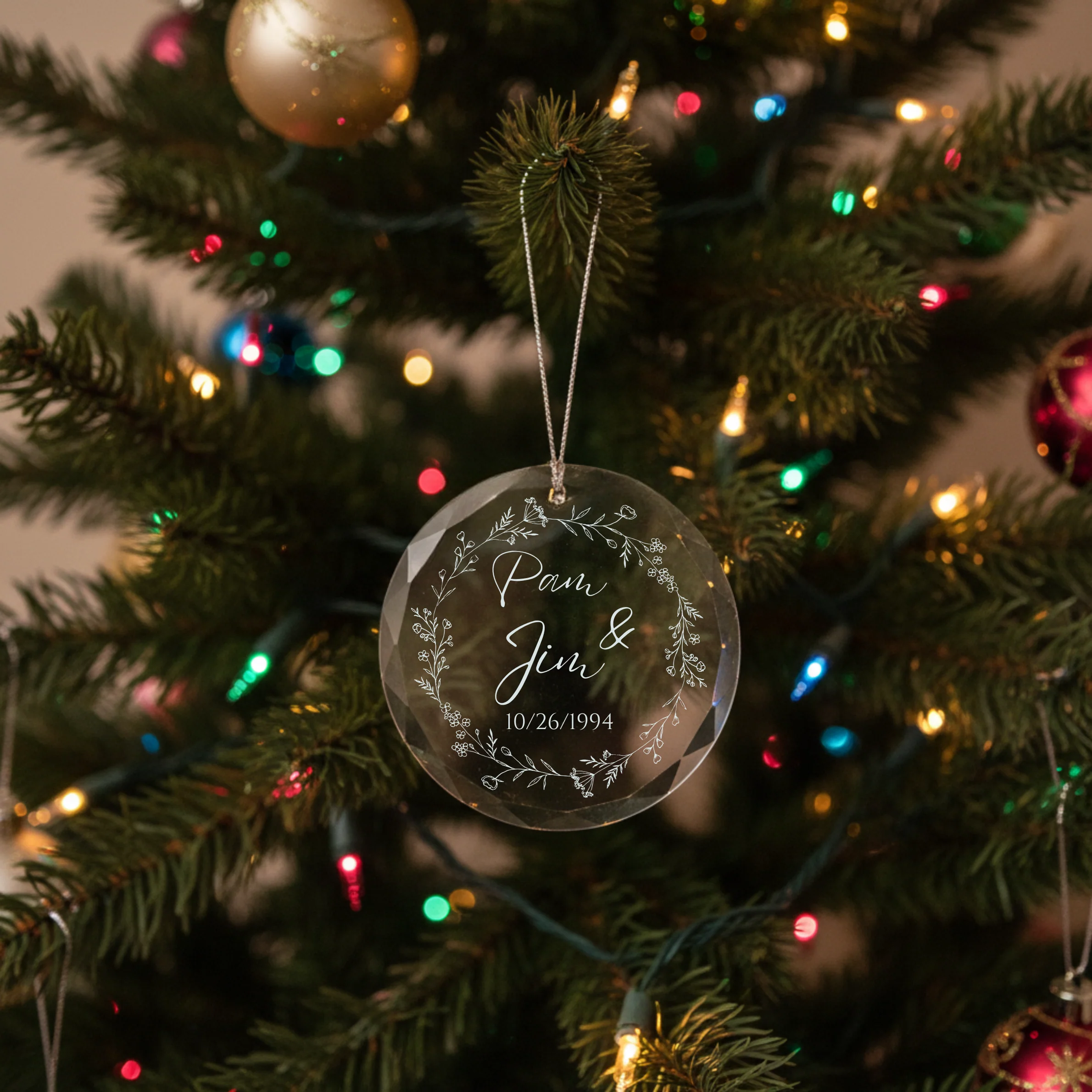 Couples Christmas Ornament - Image 4