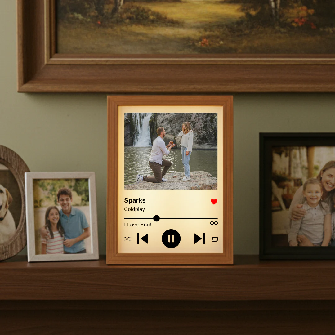 Personalized Memories Song Photo Frame - Image 7