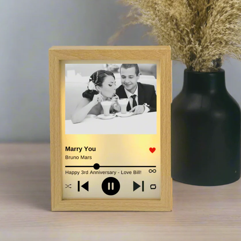 Personalized Memories Song Photo Frame - Image 8