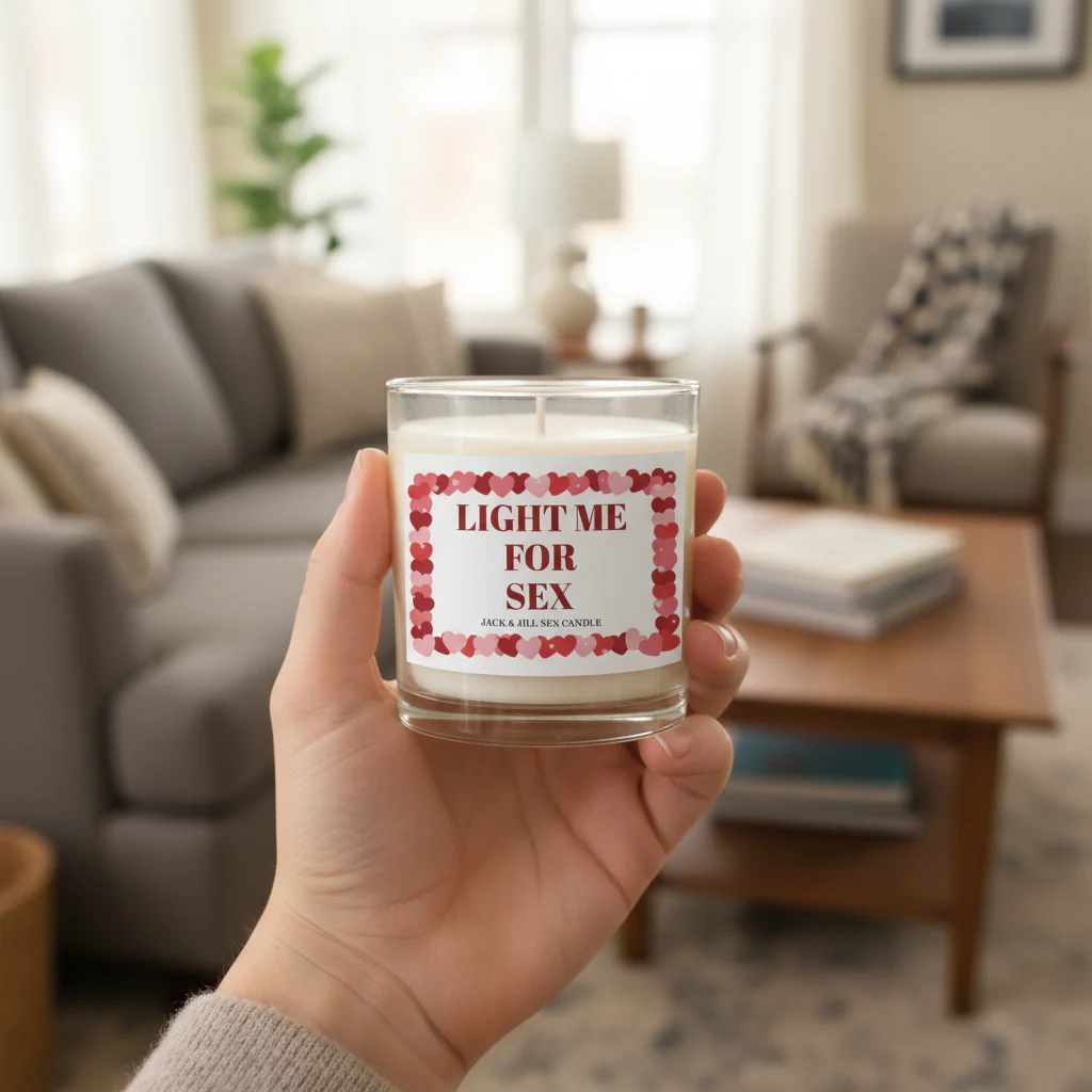 Couples Custom Message Candle - Image 5