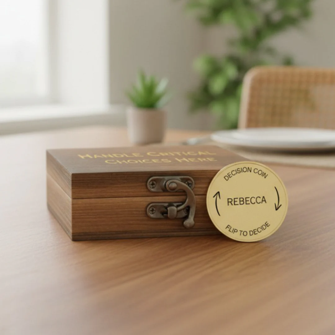 Flip Fate Personalized Decision Coin