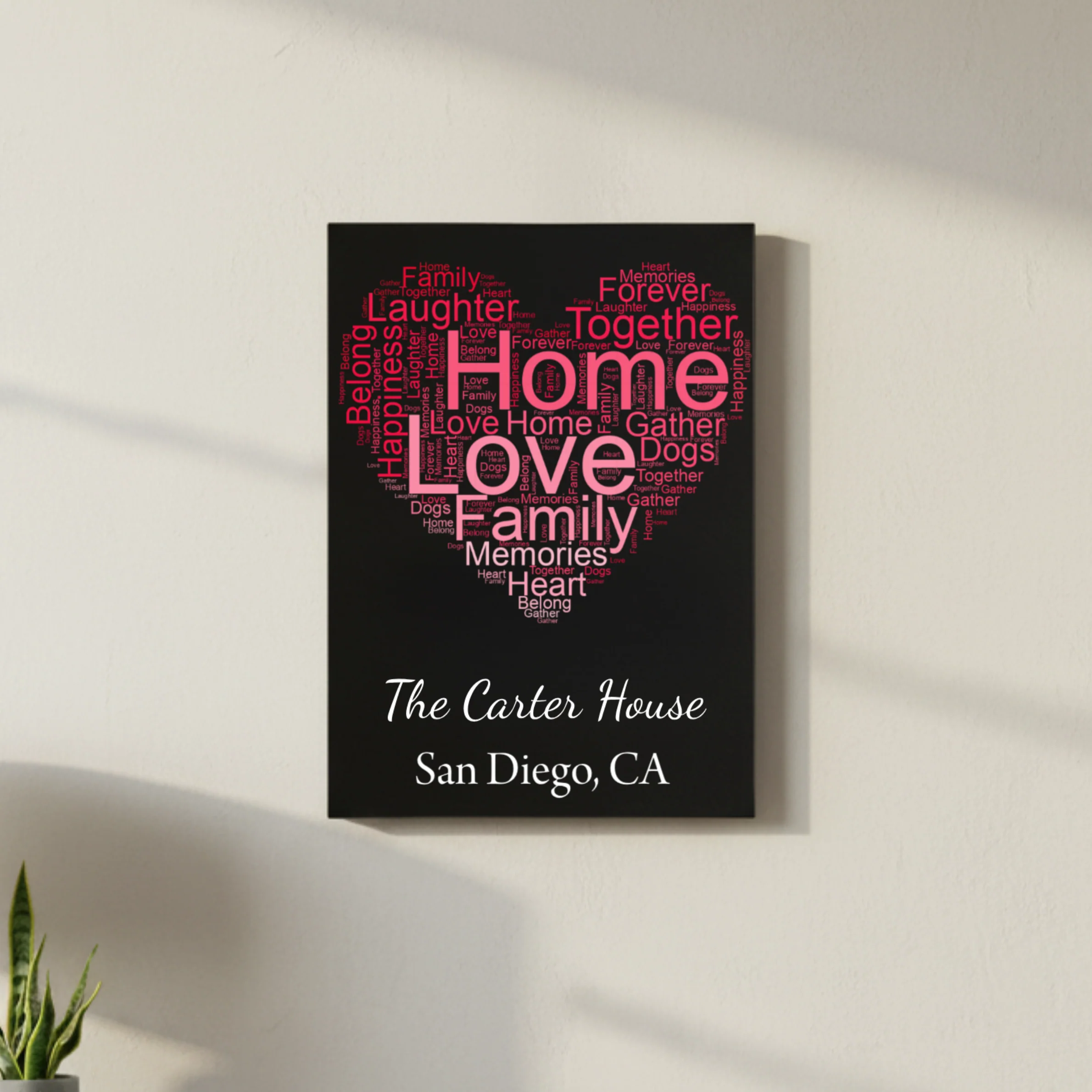 Story of Us Word Art Sign - Image 5