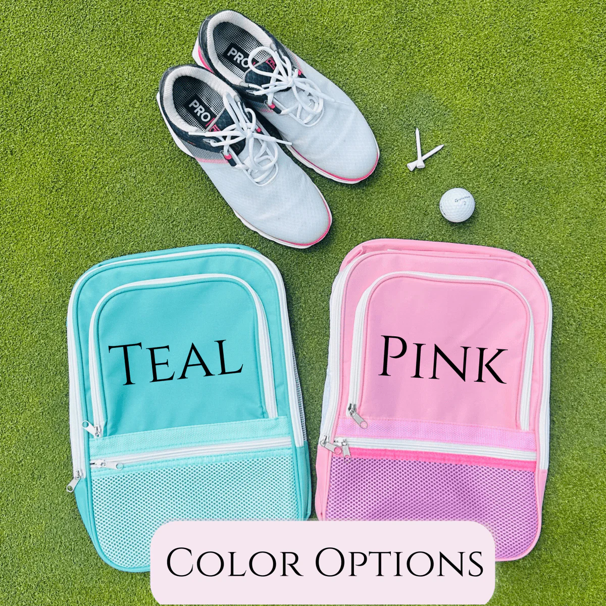 Stylish Personalized Golf Shoe Bag - Image 5