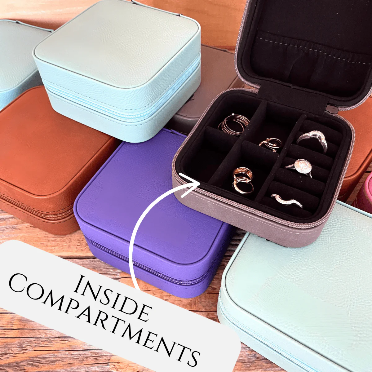 Personalized Jewelry Organizer Box - Image 5