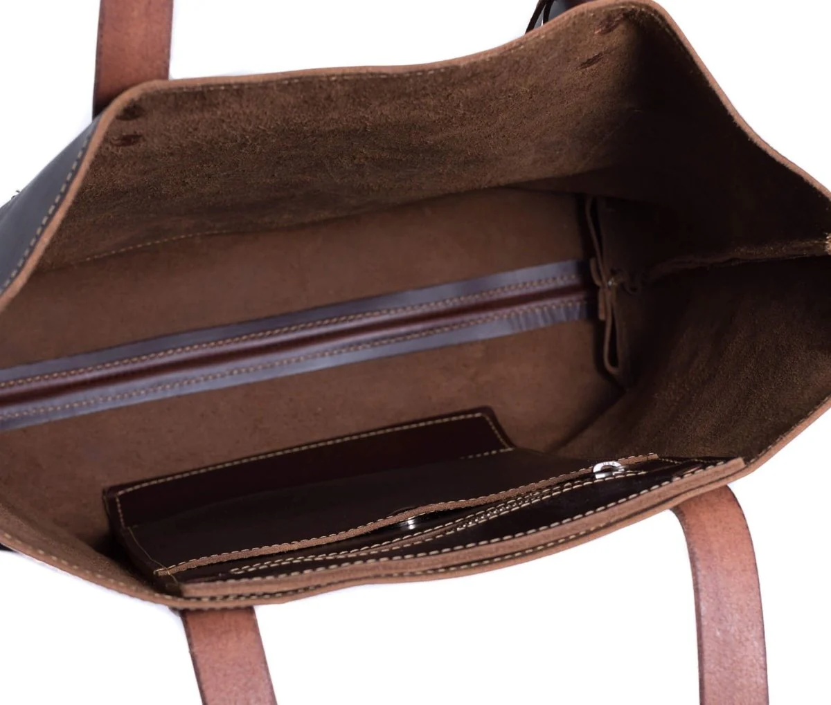 Lifetime Personalized Leather Tote Bag - Image 7