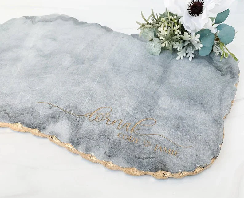 Personalized Marble Charcuterie Board - Image 10