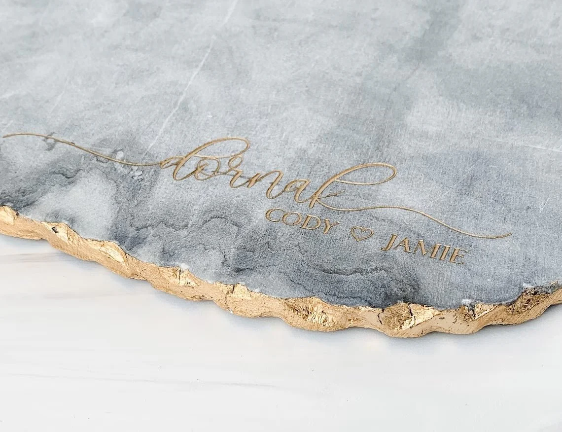 Personalized Marble Charcuterie Board - Image 3