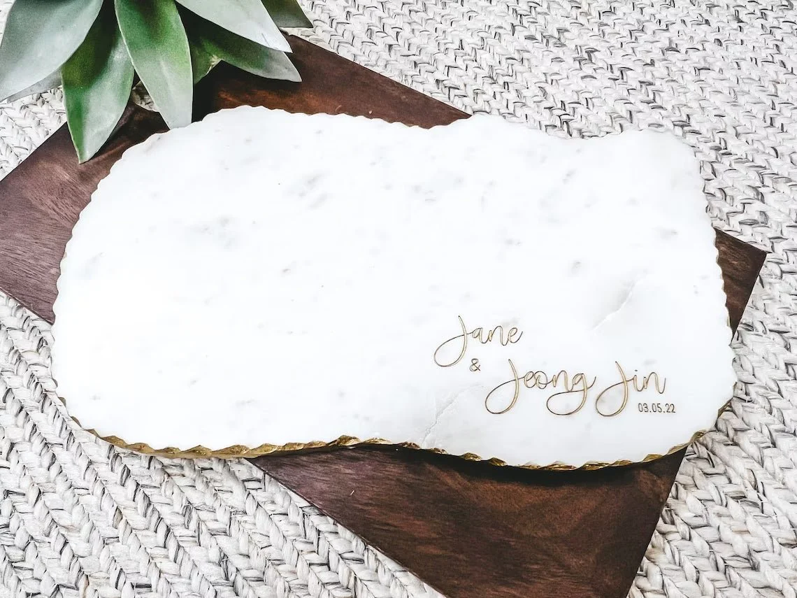 Personalized Marble Charcuterie Board - Image 9