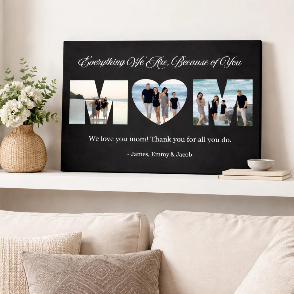 Custom Photo MOM Wall Sign - Image 4