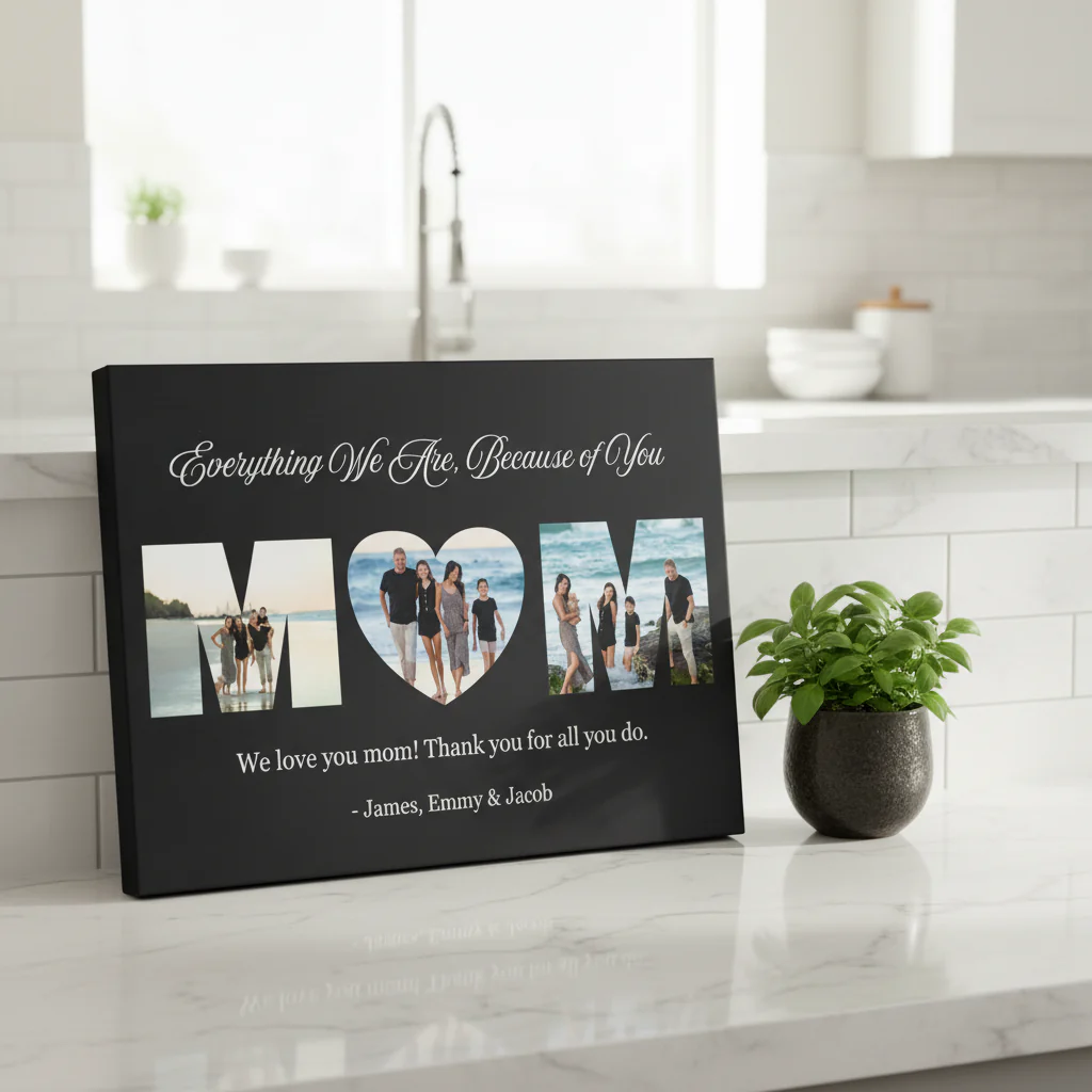 Custom Photo MOM Wall Sign - Image 5