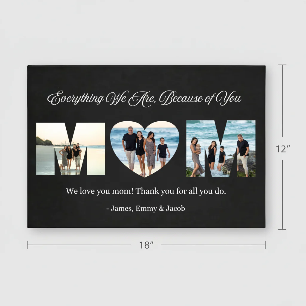 Custom Photo MOM Wall Sign - Image 6