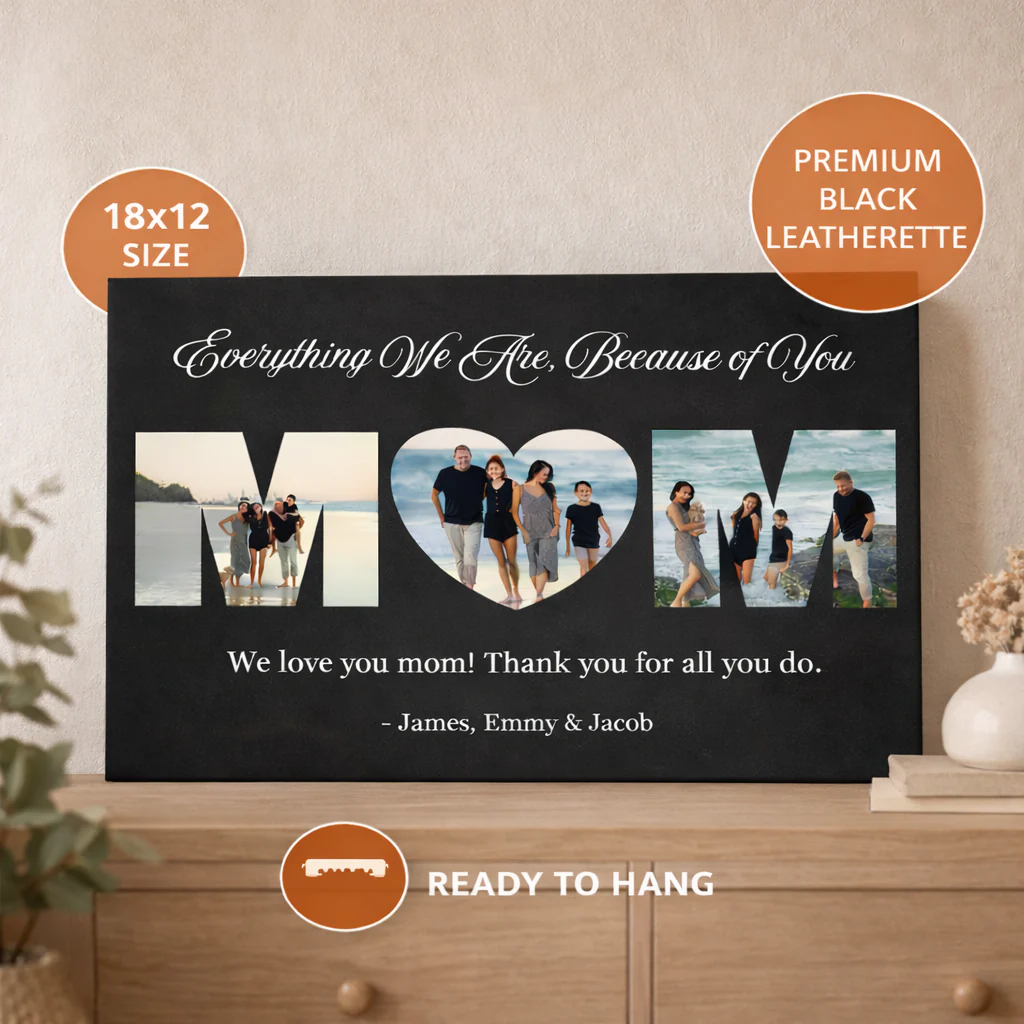 Custom Photo MOM Wall Sign - Image 8