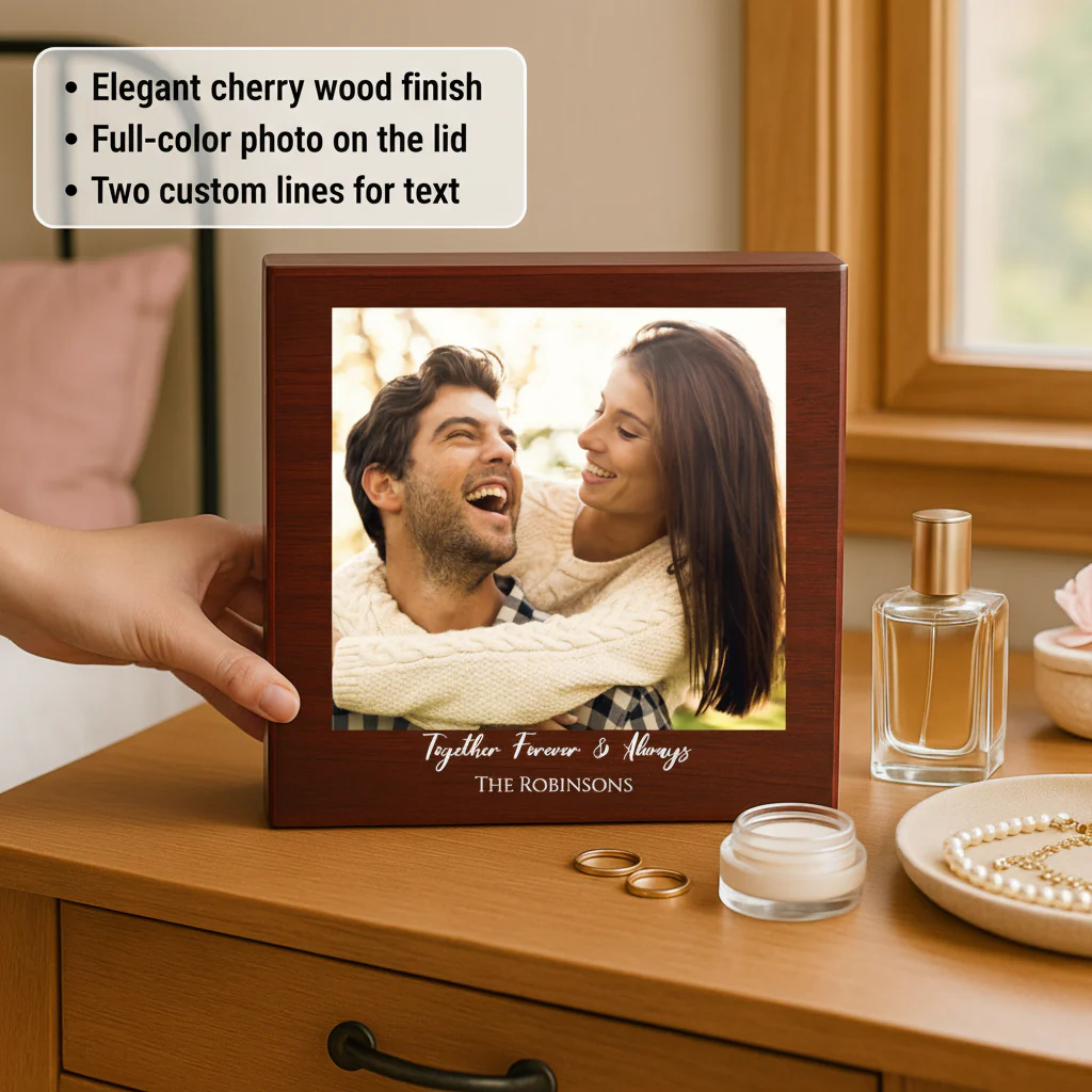 Cherished Memories Photo Keepsake Box - Image 5