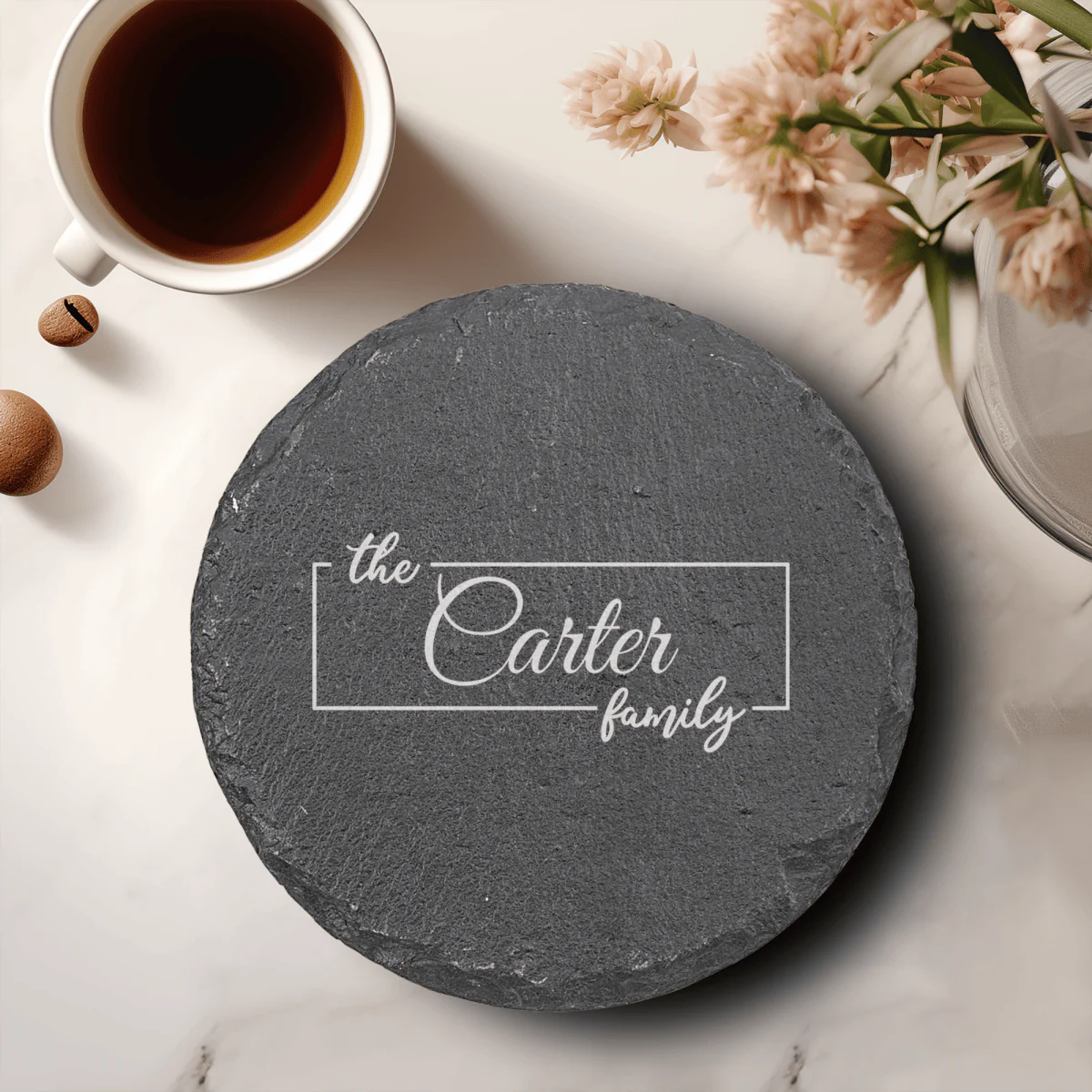 Classic Family Legacy Slate Coasters (Set of 4) - Image 3