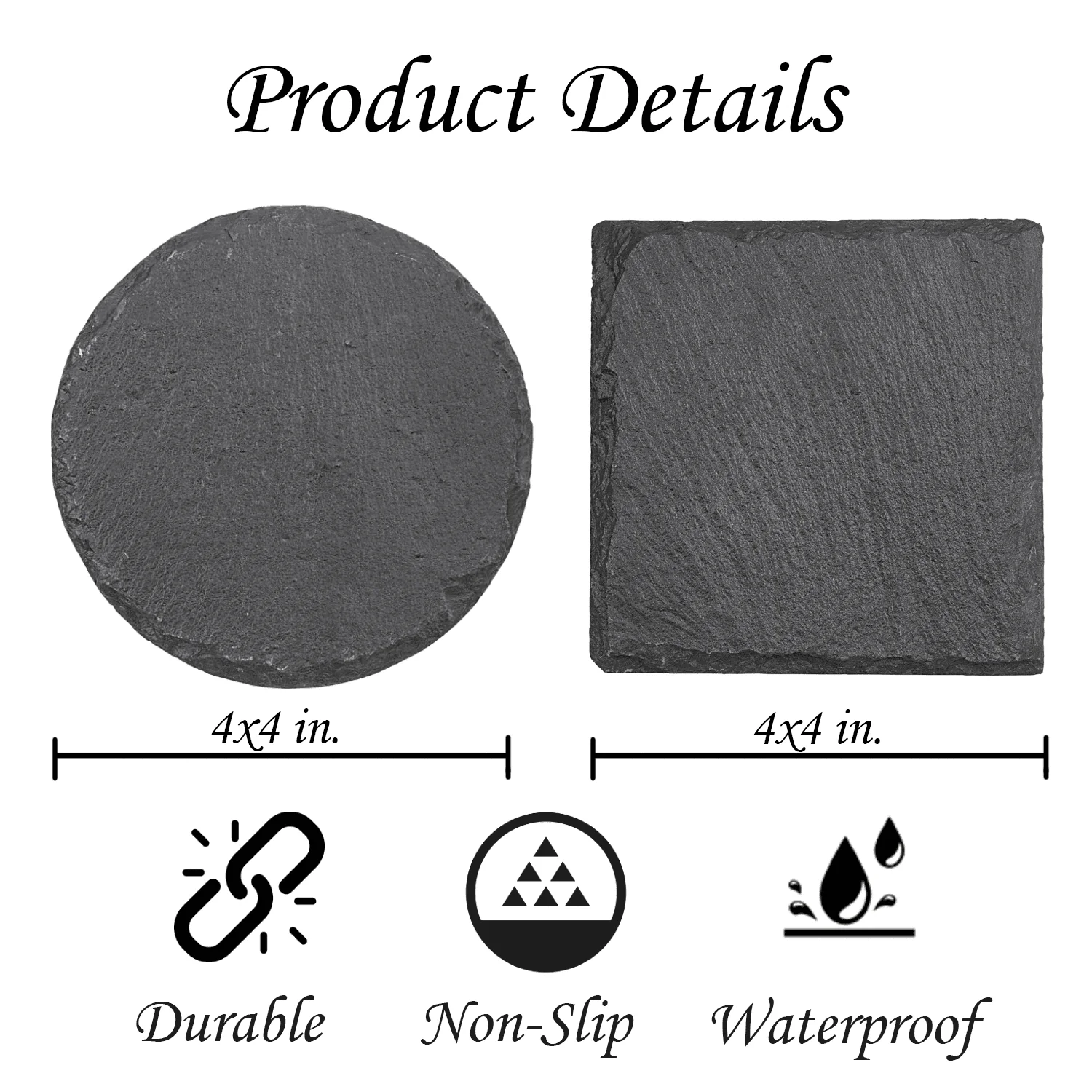Classic Family Legacy Slate Coasters (Set of 4) - Image 5