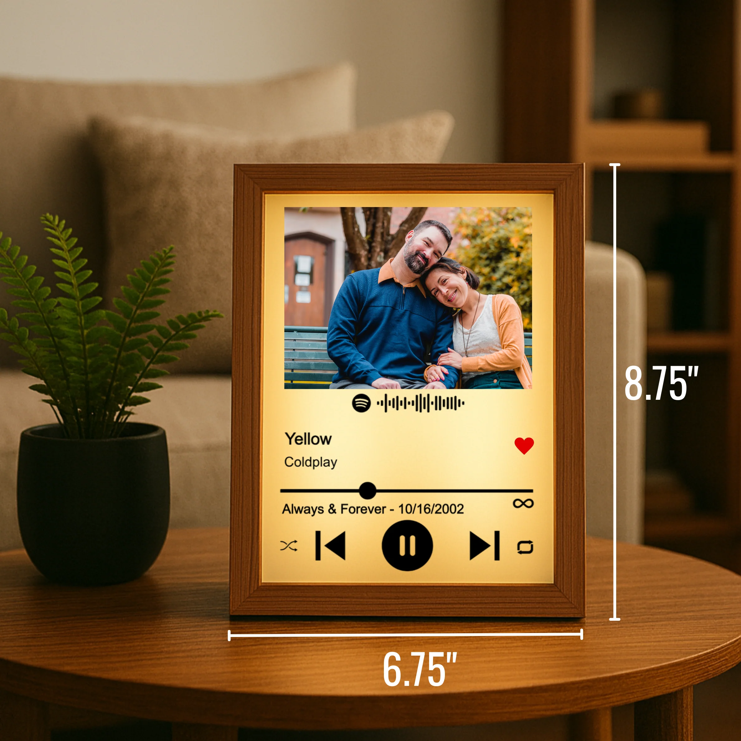 Personalized Spotify Song Light Box - Image 4