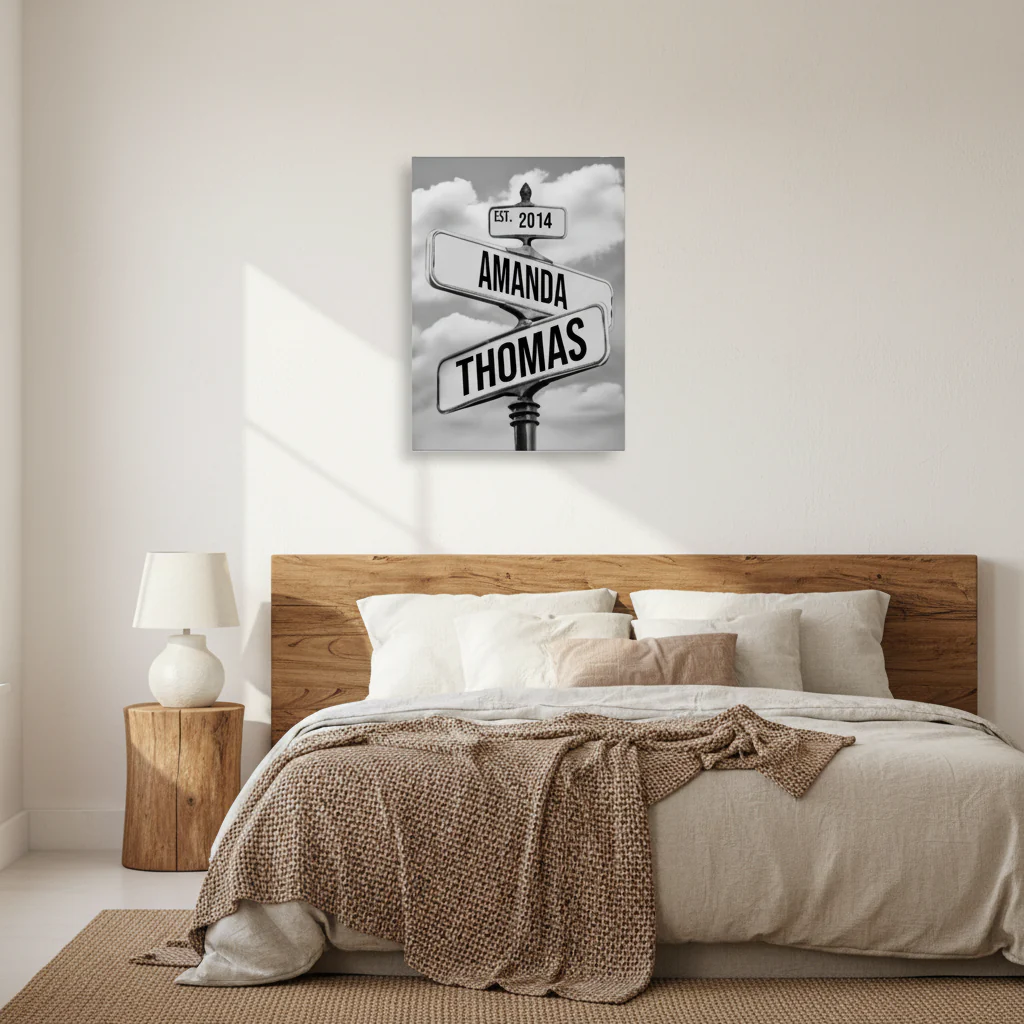 Loves Crossroads Canvas Sign - Image 8