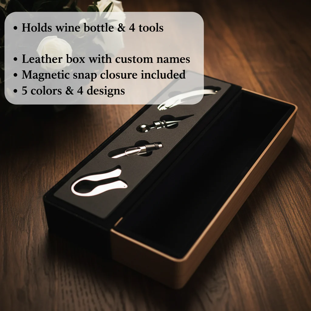 Romantic Moments Personalized Wine Box - Image 3