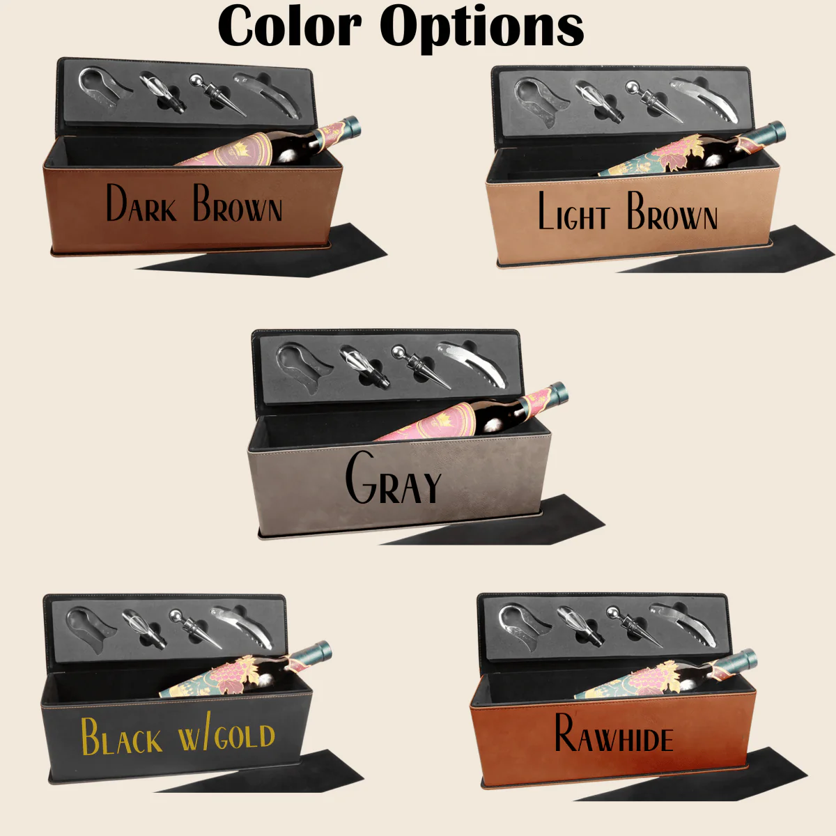 Romantic Moments Personalized Wine Box - Image 5