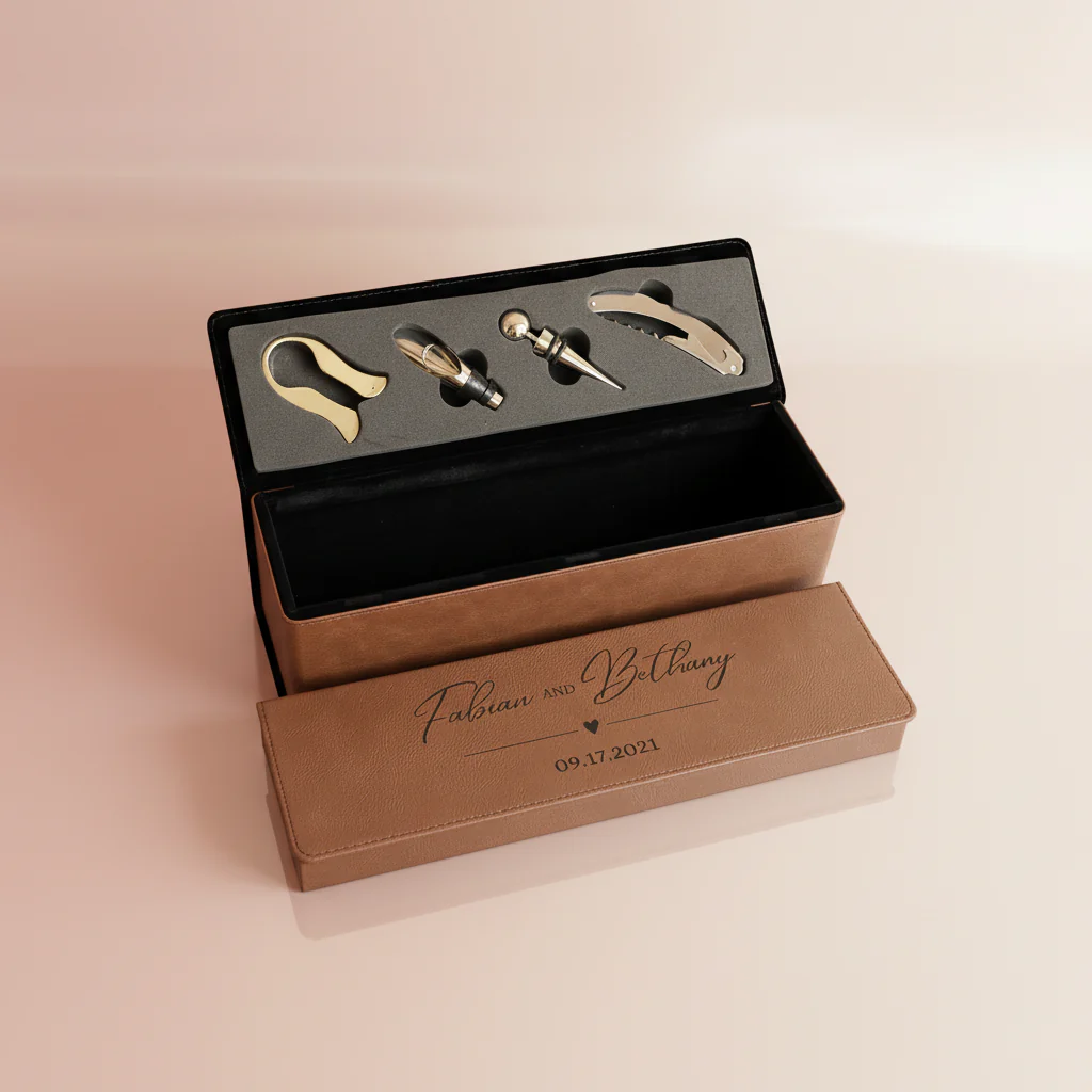 Romantic Moments Personalized Wine Box - Image 8