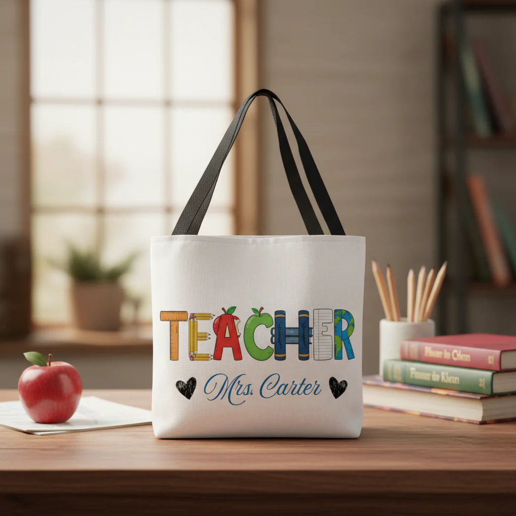 Teacher Tote Bag - Image 3
