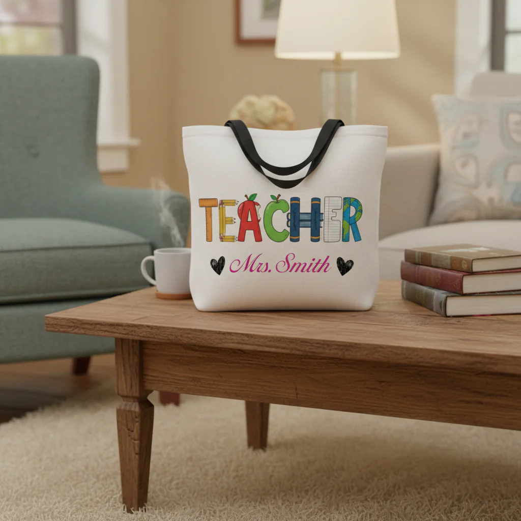 Teacher Tote Bag - Image 4
