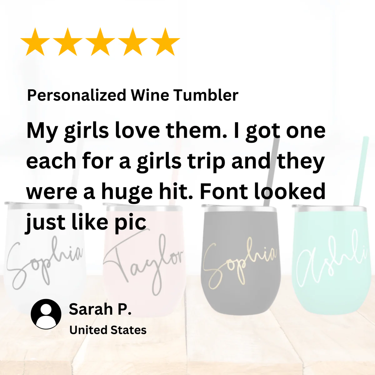 Personalized Wine Tumbler - Image 5