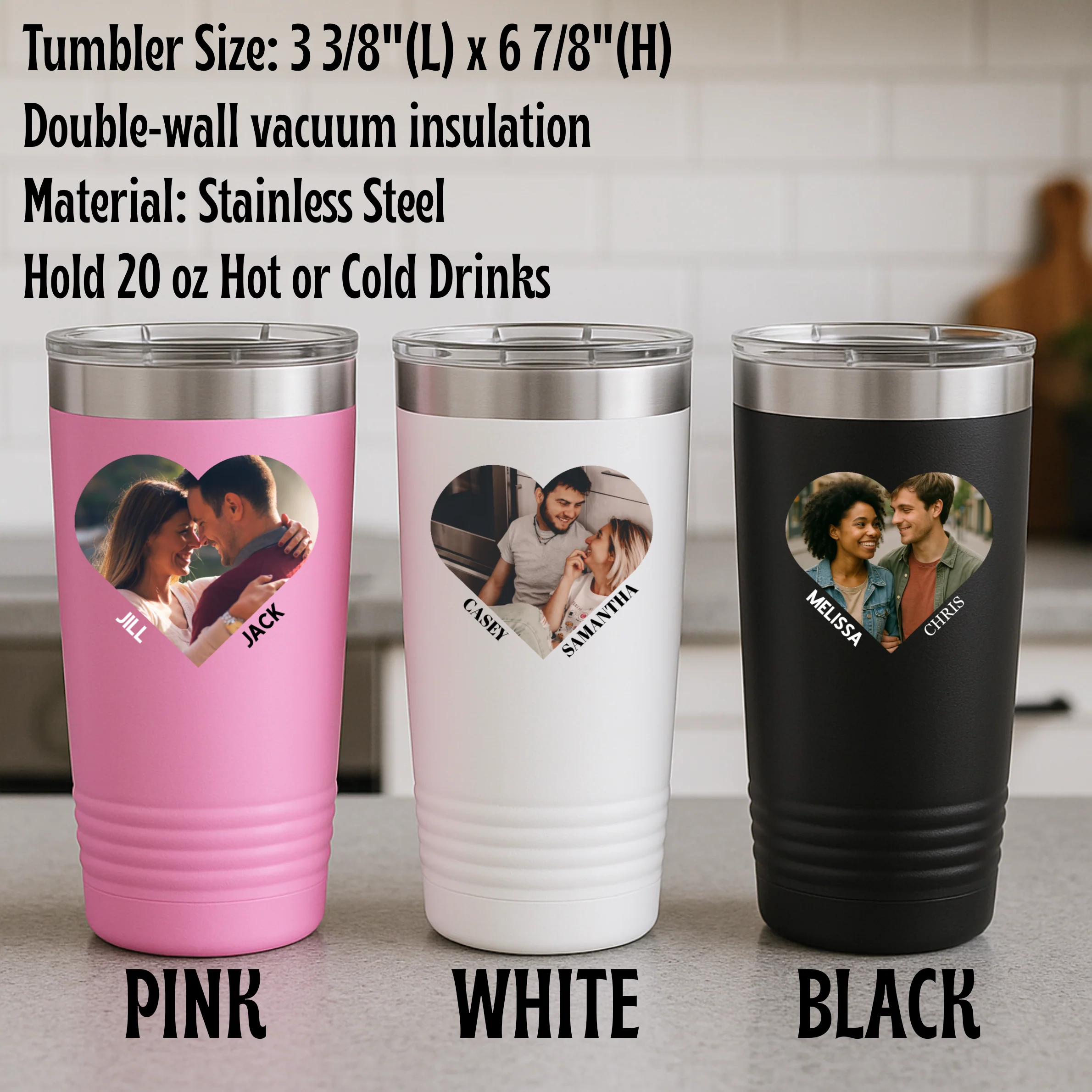 Heartfelt Moments Personalized Tumbler - Image 4